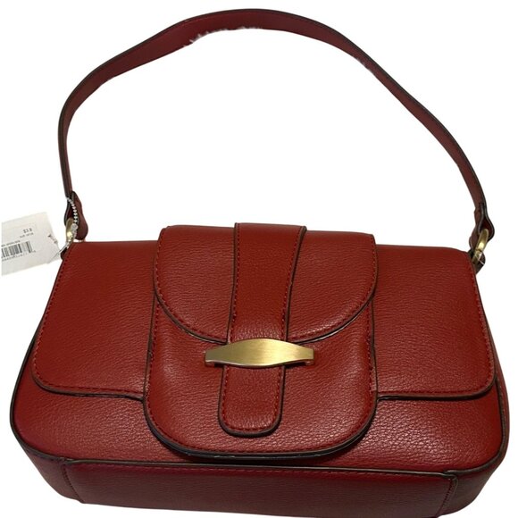 Women's Wal-Mart Stores Red MIA Shoulder Bag w/Snap Button One Size (NEW-Other) - Picture 1 of 15